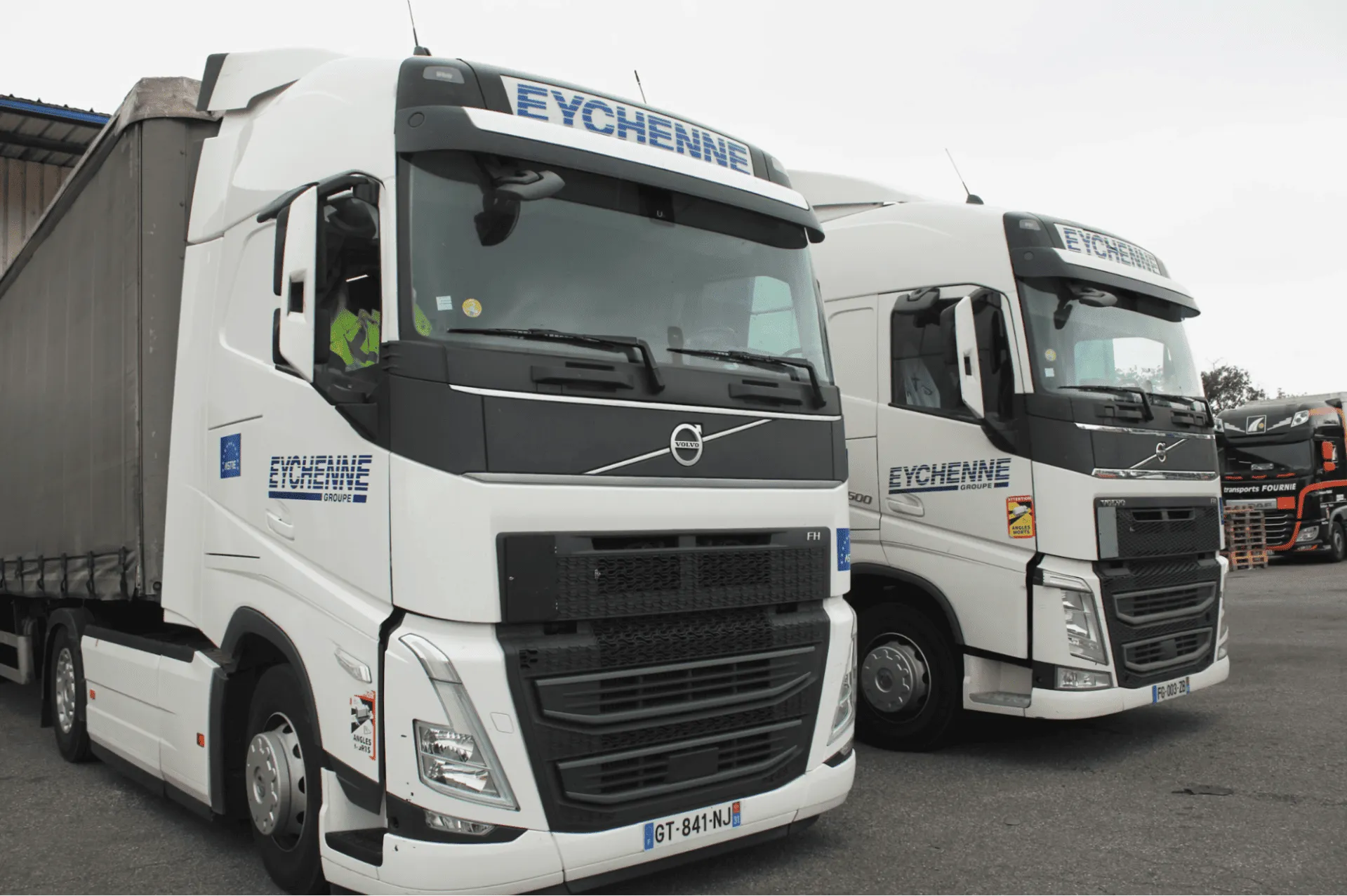 camion en service de Transport produits alimentaires​